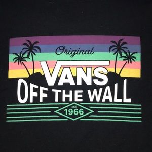 Black Vans Tee